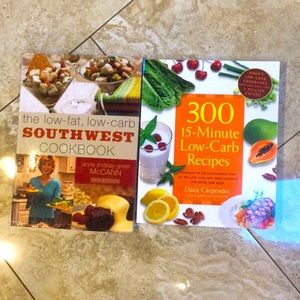 - - 2 Low carb cookbooks excellent condition
